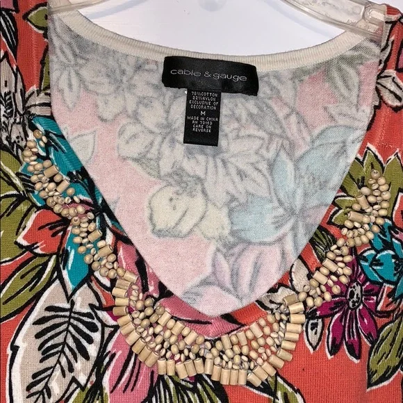 ⭐️ 3 for $15 Cable & Gauge Multicolor Tank - Picture 2 of 3